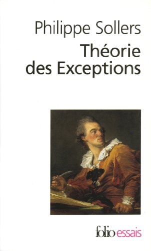 THEORIE DES EXCEPTIONS, de Philippe Sollers | portada del libro