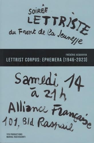 LETTRIST CORPUS: EPHEMERAS, de Frédéric Acquaviva | portada del libro