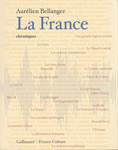 LA FRANCE CHRONIQUES, de AURELIEN BELLANGER | portada del libro