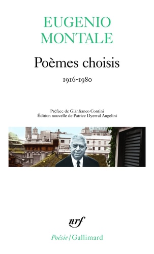 POEMES CHOISIS, de Eugenio Montale | portada del libro
