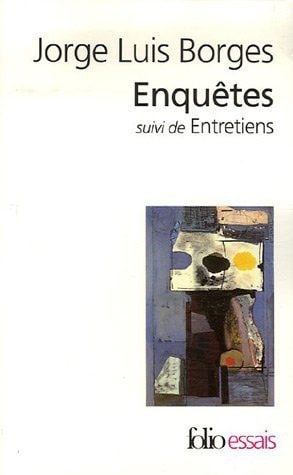 ENQUETES ENTR AVEC, de Jorge Luis Borges | portada del libro