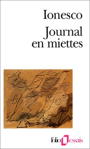 JOURNAL EN MIETTES, de Ionesco | portada del libro