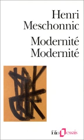 MODERNITE MODERNITE, de Henri Meschonnic | portada del libro