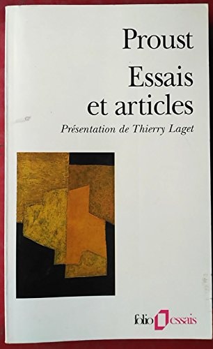 ESSAIS ET ARTICLES, de Proust | portada del libro
