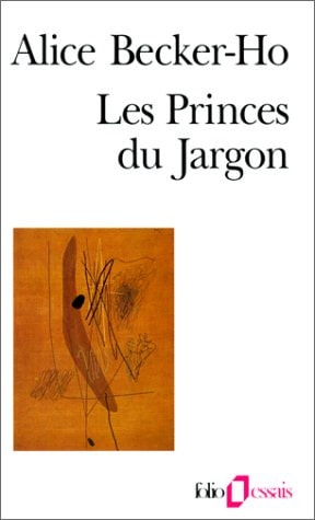 PRINCES DU JARGON, de Alice Becker-Ho | portada del libro
