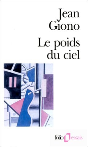 LE POIDS DU CIEL, de Jean Giono | portada del libro