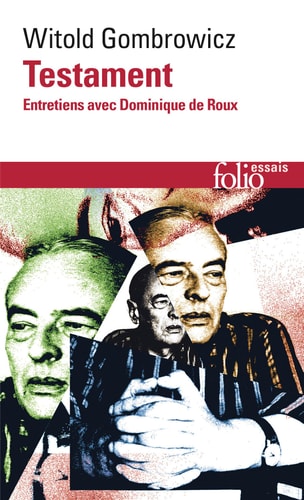 TESTAMENT, de Witold Gombrowicz | portada del libro
