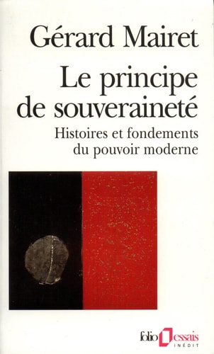 LE PRINCIPE DE SOUVERAINETE, de Gérard Mairet | portada del libro