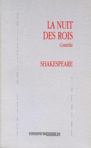 LA NUIT DES ROIS, de SHAKESPEARE WIL | portada del libro