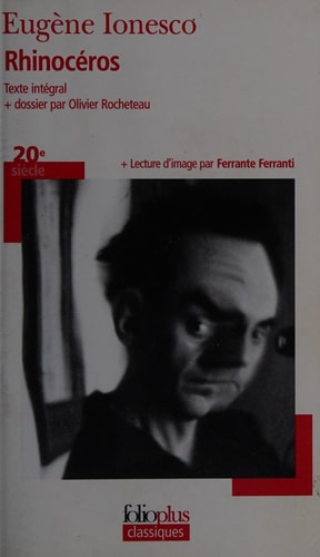 RHINOCEROS, de Eugène Ionesco | portada del libro