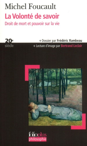 LA VOLONTE DE SAVOIR, de Michel Foucault | portada del libro