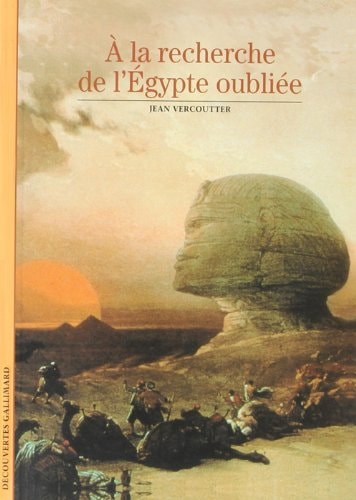 RECHERCHE EGYPTE OUBLIEE, de Jean Vercoutter | portada del libro