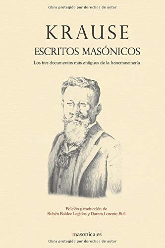 KRAUSE, ESCRITOS MASONICOS, de BAIDEZ LEGIDOS | portada del libro