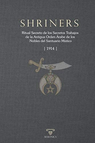 RITUAL DE LOS SHRINERS, de ANONIMO | portada del libro