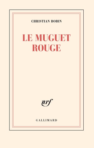 LE MUGUET ROUGE, de Christian Bobin | portada del libro
