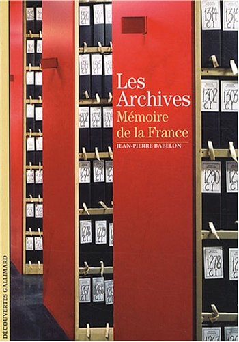 LES ARCHIVES, de Jean-Pierre Babelon | portada del libro