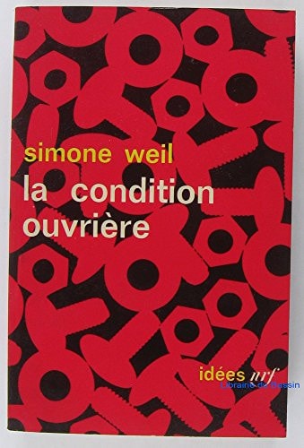 LA CONDITION OUVRIERE, de Weil | portada del libro