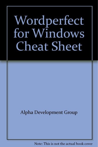 WORDPERFECT 6 FOR WINDOWS, de MCFEDRIES | portada del libro