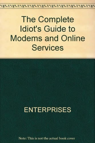 COMPLETE IDIOS GUIDE MODEMS ONLINE SER | portada del libro
