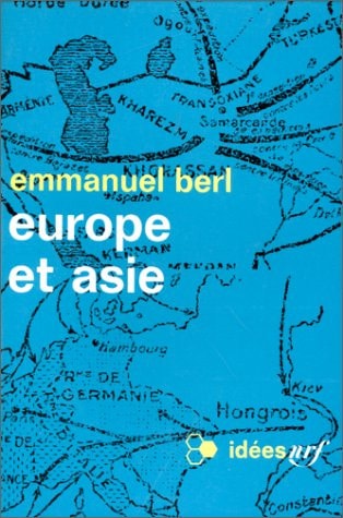 EUROPE ET ASIE, de Emmanuel Berl | portada del libro