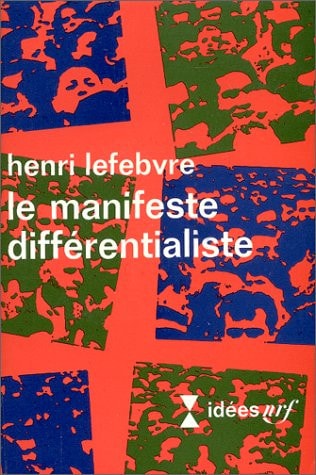LE MANIFESTE DIFFERENTIALISTE, de Lefebvre | portada del libro