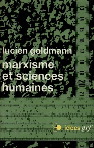 MARXISME ET SCIENCES HUMAINES, de Goldmann | portada del libro