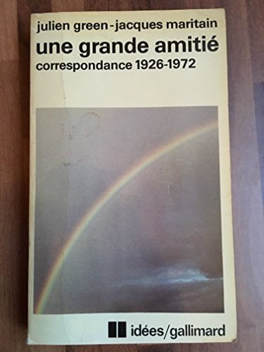 UNE GRANDE AMITIE, de Julien Green | portada del libro