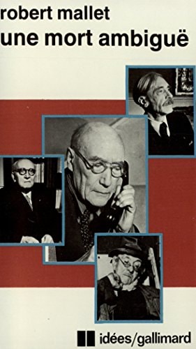 UNE MORT AMBIGUE, de Robert Mallet | portada del libro