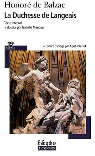 DUCHESSE DE LANGEAIS, de De Balzac | portada del libro