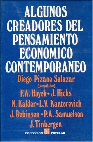 ALGUNOS CREADORES PENS.ECONOM, de PIZANO SALAZAR | portada del libro