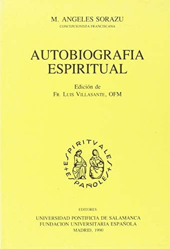 Autobiografía espiritual, de Sorazu | portada del libro