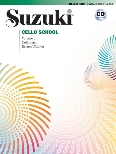 SUZUKI CELLO SCHOOL VOLUMEN 3, de Tsuyoshi Tsutsumi | portada del libro