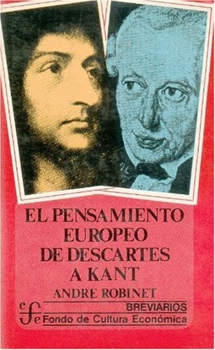 PENSAMIENTO EUROPEO DESCARTES, de ROBINET | portada del libro