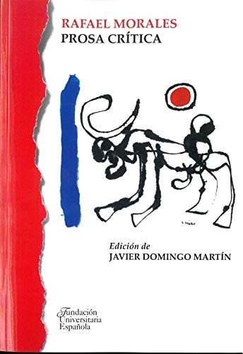 Prosa crítica, de Morales Casas | portada del libro