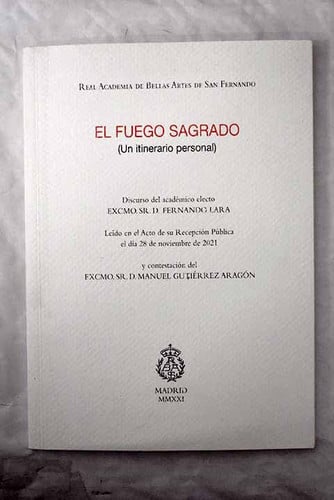 El fuego sagrado, de LARA | portada del libro
