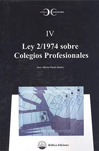 LEY 2/1974 SOBRE COLEGIOS PROFESIONALES, de PARDO | portada del libro