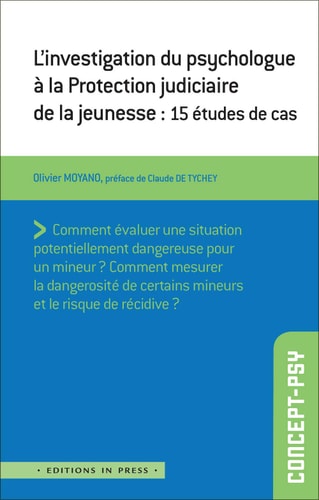 'INVESTIGATION DU PSYCHOLOGUE A LA PROT, de Olivier Moyano | portada del libro