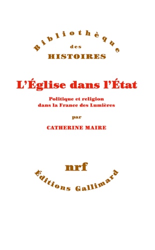 L'EGLISE DANS L'ETAT, de Catherine-Laurence Maire | portada del libro