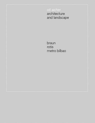 OTL AICHER. VERSION INGLES. | portada del libro
