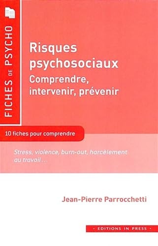 ISQUES PSYCHOSOCIAUX, de Jean-Pierre Parrocchetti | portada del libro