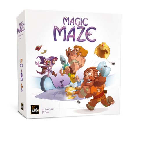 JUEGO DE MESA MAGIC MAZE | portada del libro