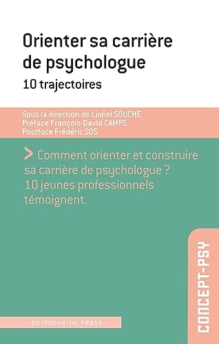 RIENTER SA CARRIERE DE PSYCHOLOGUE : 10, de SOUCHE LIONEL | portada del libro