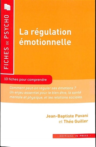 A REGULATION EMOTIONNELLE, de Jean-Baptiste Pavani | portada del libro
