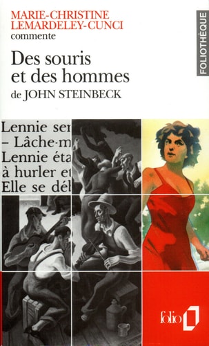 DES SOURIS ET DES HOMMES DE JOHN STEINBECK ESSAI ET DOSSIER, de Marie-Christine Lemardeley-Cunci | portada del libro