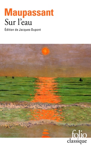 SUR L'EAU, de Guy de Maupassant | portada del libro