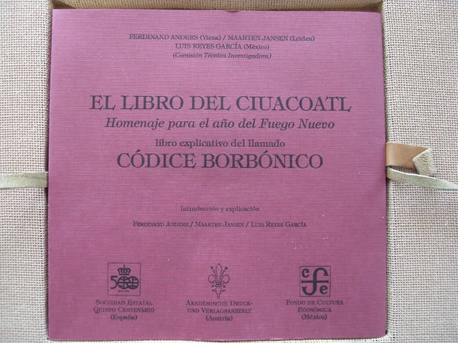 CODICE BORBONICO, de CODICES MEXICANOS | portada del libro