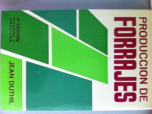 PRODUCCION DE FORRAJES, de DUTHIL | portada del libro