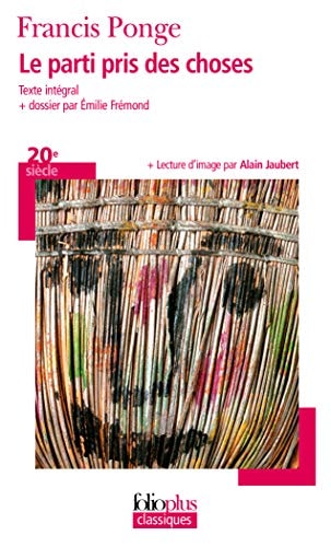 LE PARTI PRIS DES CHOSES, de Francis Ponge | portada del libro
