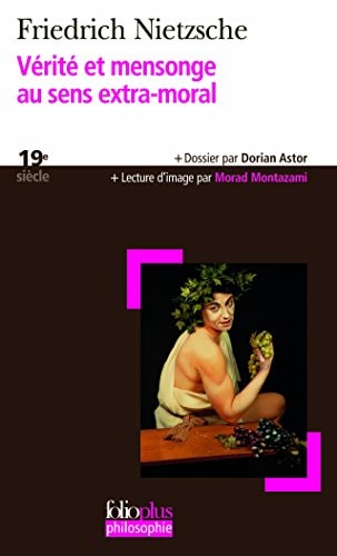 VERITE ET MENSONGE AU SENS EXTRA-MORAL, de Friedrich Nietzsche | portada del libro