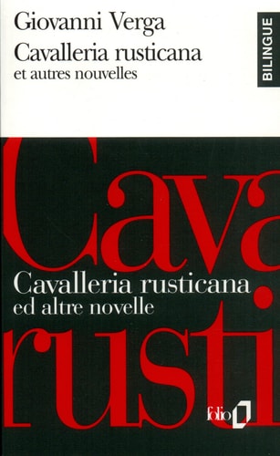 CAVALLERIA RUSTICANA ET AUTRES NOUVELLES/ CAVALLERIA RUSTICA, de Giovanni Verga | portada del libro